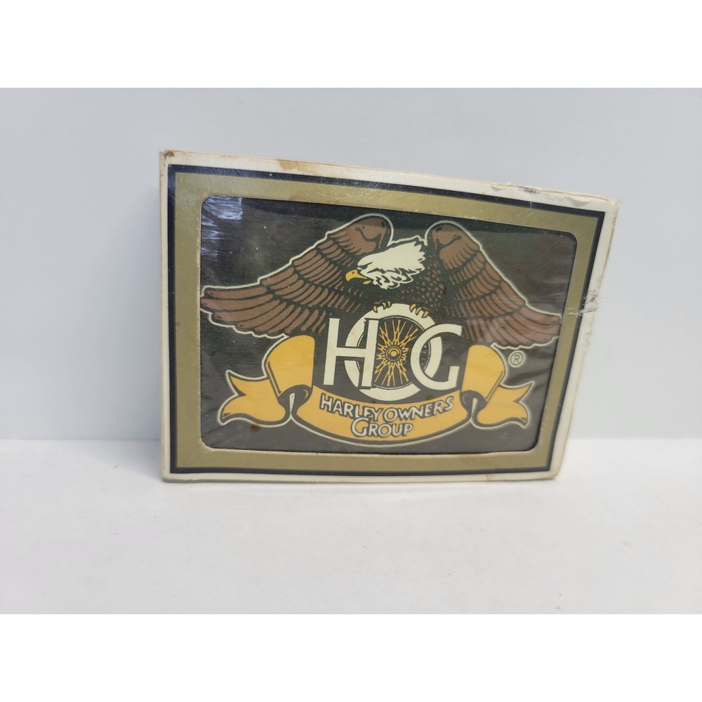 Vintage Harley Owners Group HOG Playingโ Cards Sealed Deck Harley-Davidson Eagle